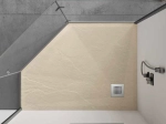 Receveur de douche, sur mesure ou recoupable, STOCK DISPONIBLE, taille 65 à 100 X 65 à 210 cm, Garantie 5 ans, LIVRAISON RAPIDE en 7 à 8 jours, OFFERTE, résine pleine masse PN24.